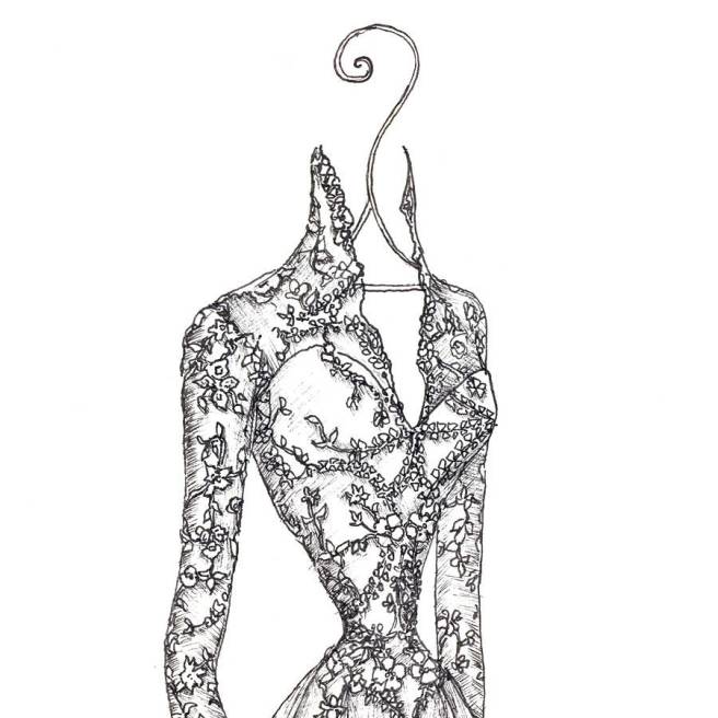 original_wedding-dress-portrait-pen-ink-illustration